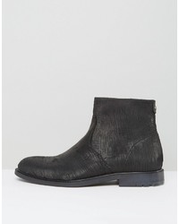 Bottines chelsea noires Boss Orange