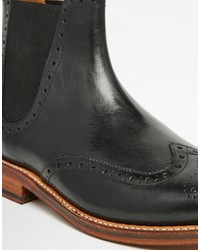 Bottines chelsea noires Grenson