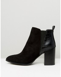 Bottines chelsea noires Asos