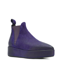 Bottines chelsea violettes Marsèll