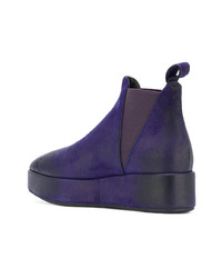 Bottines chelsea violettes Marsèll