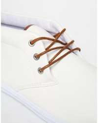 Bottines chukka blanches Asos