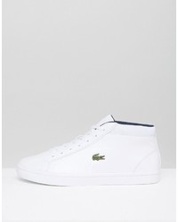 Bottines chukka blanches Lacoste