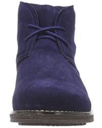 Bottines chukka bleu marine Andrea Conti