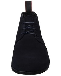 Bottines chukka bleu marine Hugo