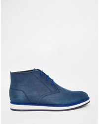 Bottines chukka bleu marine Lacoste