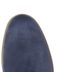 Bottines chukka bleu marine Loro Piana