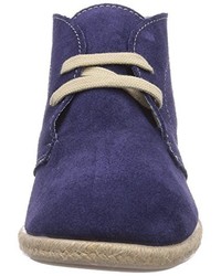 Bottines chukka bleu marine Wolpertinger