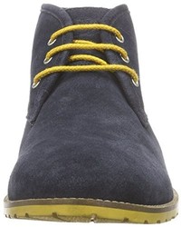 Bottines chukka bleu marine XTI