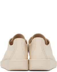 Bottines chukka en cuir beiges At.Kollektive