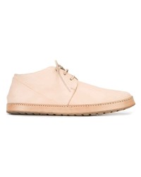 Bottines chukka en cuir beiges Marsèll