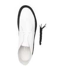 Bottines chukka en cuir blanches Clarks Originals