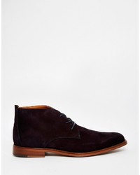 Bottines chukka en cuir bleu marine Aldo