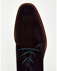 Bottines chukka en cuir bleu marine Aldo