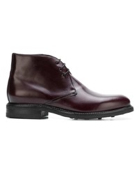 Bottines chukka en cuir bordeaux Berwick Shoes