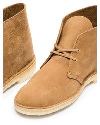 Bottines chukka en cuir marron clair Clarks Originals