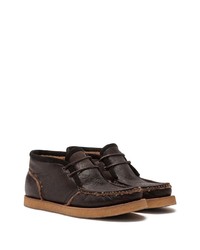 Bottines chukka en cuir marron foncé Dolce & Gabbana