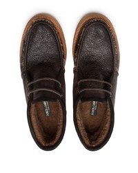 Bottines chukka en cuir marron foncé Dolce & Gabbana