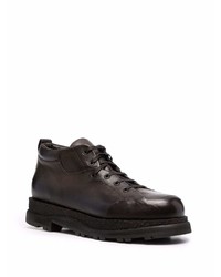 Bottines chukka en cuir marron foncé Silvano Sassetti