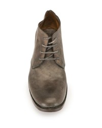 Bottines chukka en cuir marron A Diciannoveventitre