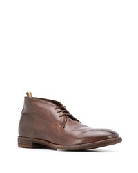 Bottines chukka en cuir marron Officine Creative