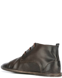 Bottines chukka en cuir marron Marsèll