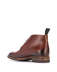 Bottines chukka en cuir marron Scarosso