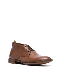 Bottines chukka en cuir marron Officine Creative