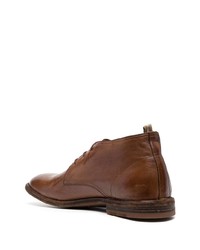 Bottines chukka en cuir marron Officine Creative