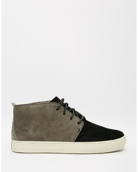 Bottines chukka en cuir noires Timberland