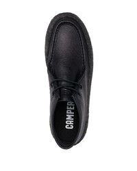 Bottines chukka en cuir noires Camper