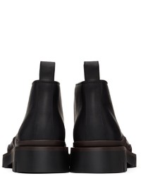 Bottines chukka en cuir noires Bottega Veneta