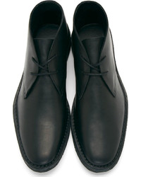 Bottines chukka en cuir noires Pierre Hardy