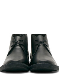 Bottines chukka en cuir noires Pierre Hardy