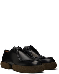 Bottines chukka en cuir noires Dries Van Noten