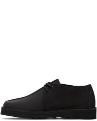 Bottines chukka en cuir noires Clarks Originals