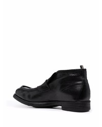 Bottines chukka en cuir noires Officine Creative