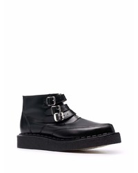 Bottines chukka en cuir noires Comme Des Garcons Homme Plus