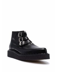 Bottines chukka en cuir noires Comme Des Garcons Homme Plus