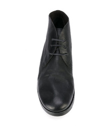 Bottines chukka en cuir noires Marsèll