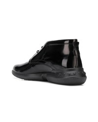 Bottines chukka en cuir noires Tod's