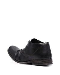 Bottines chukka en cuir noires Poème Bohémien