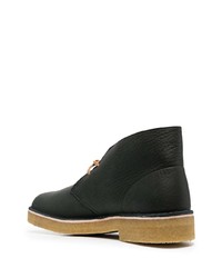 Bottines chukka en cuir noires Clarks Originals