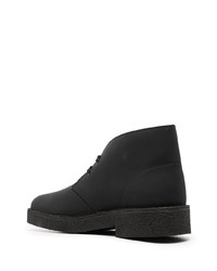 Bottines chukka en cuir noires Clarks Originals