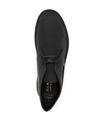 Bottines chukka en cuir noires Clarks Originals