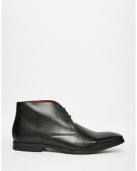 Bottines chukka en cuir noires Base London