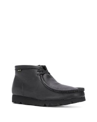 Bottines chukka en cuir noires Clarks Originals