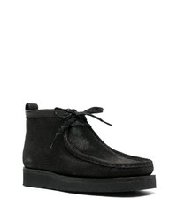 Bottines chukka en cuir noires Clarks Originals