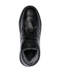 Bottines chukka en cuir noires Baldinini