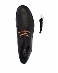 Bottines chukka en cuir noires Clarks